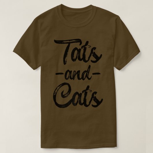 T-shirt Tats Et Chats (Design devant)