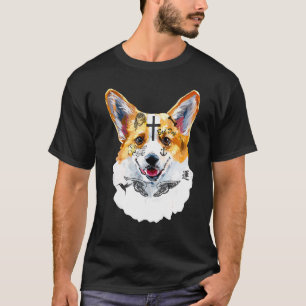 T-shirt Tattoo de musique rap J'aime mon visage de chien C