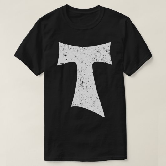 T-shirt Tau Cross Franciscan Saint Anthonys Croix catholiq (Design devant)