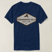 T-shirt Taughannock Falls State Park New York Tree Log Tex (Design devant)