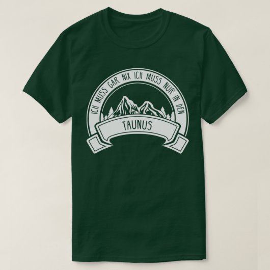 T-shirt Taunus Hessen Chasse Randonnée Idée cadeau (Design devant)