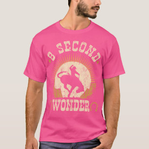 T-shirt Taureau Bucking Bronco 8 Secondes Émerveillement R