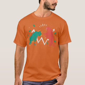 T-shirt Taureau Et Ours