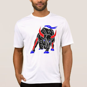 T-shirt Taureau féroce