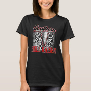 T-shirt Taureau léopard Taureau Vache rouge Caché Hell Sud