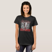 T-shirt Taureau léopard Taureau Vache rouge Caché Hell Sud (Devant entier)