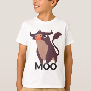 T-shirt Taureau mignon cadeau agriculteur vache de dessin