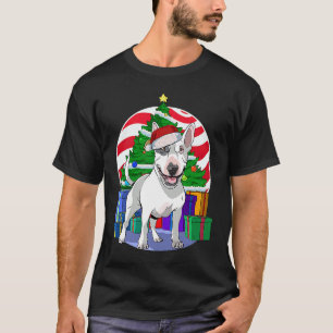 T-shirt Taureau Père Noël Chien Noël Arbre Décor Noël Noël