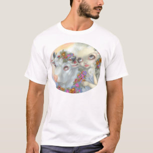 T-shirt Taureau peu intellectuel d'art de mythologie de