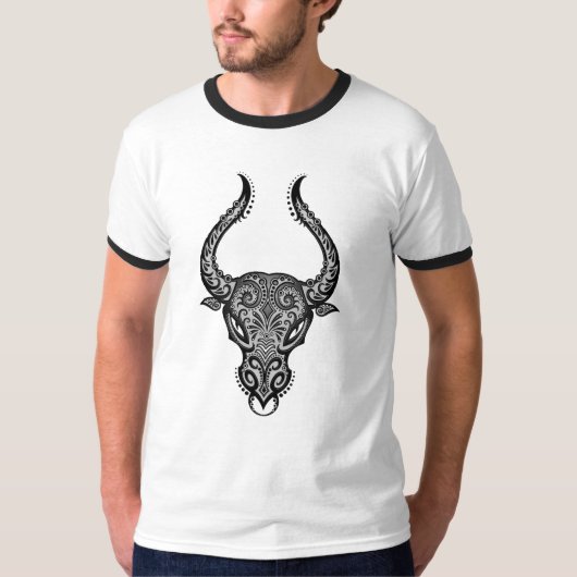T-shirt Taureau tribal complexe (Devant)