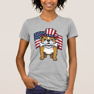 T-shirt Taurillon Patriotique Avec Drapeau Vector Design_1