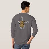 T-shirt Taurus bull zodiaque astrologique homme's zip jack (Dos entier)