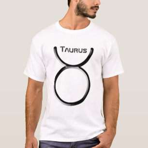 T-shirt TAURUS, Conception abstraite du signe zodiaque,