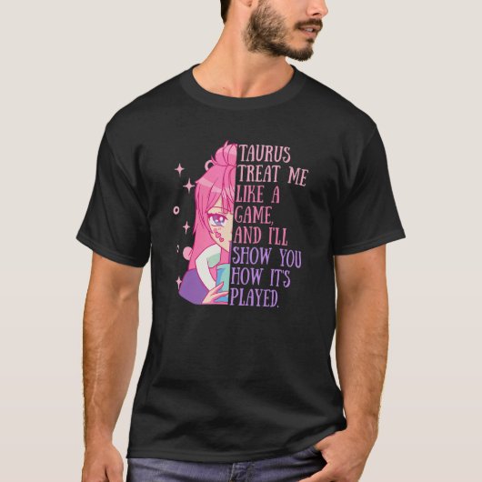 T-shirt Taurus Faits Dire Horoscope Anniversaire (Devant)