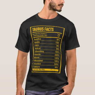 T-shirt Taurus Faits Vêtements Pour Hommes Et Femmes Drôle