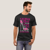 T-shirt Taurus Girl Like a Boss in Control chaussures en d (Devant entier)