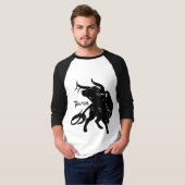 T-shirt Taurus puissant le Zodiaque Bull (Devant entier)