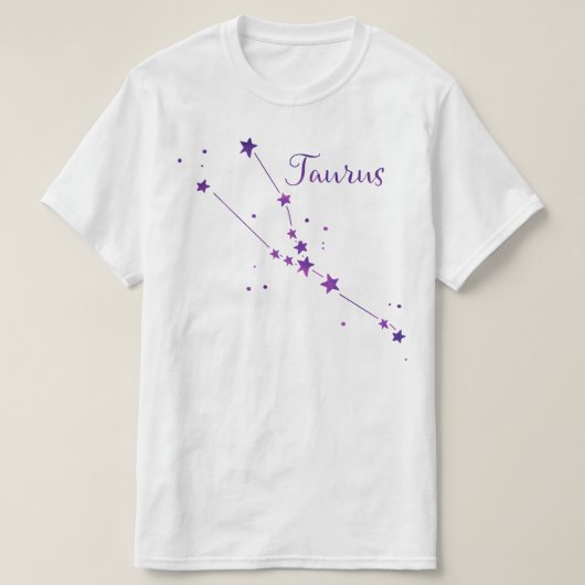 T-shirt Taurus Zodiac Constellation (Design devant)