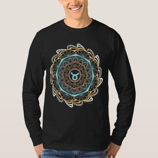 T-shirt Taurus Zodiac Mandala (Devant)