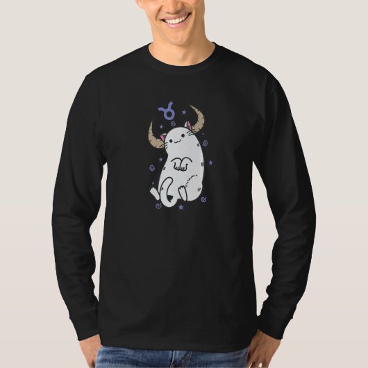 T-shirt Taurus Zodiac Sign as a Cat Horoscope (Devant)