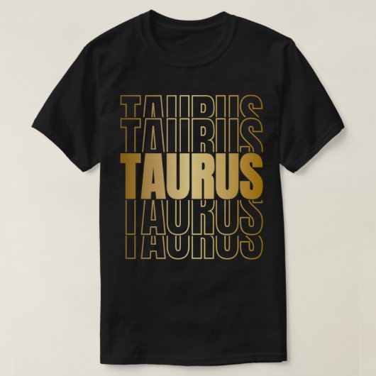 T-shirt Taurus zodiaque (Design devant)