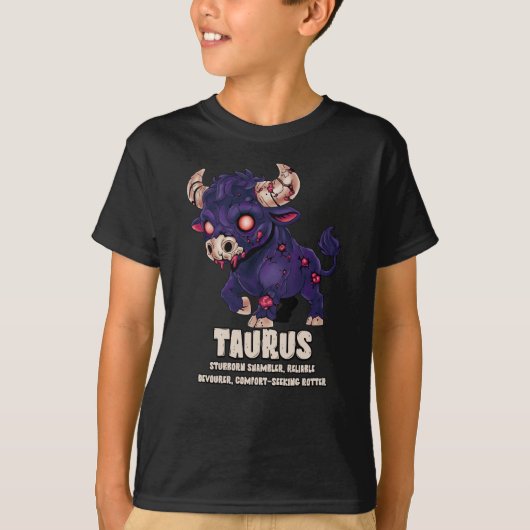 T-shirt Taurus Zombie (Devant)
