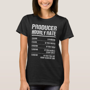 T-shirt Taux horaire du producteur