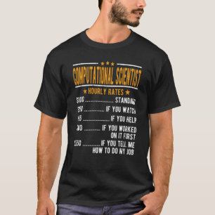 T-shirt Taux horaires des informaticiens