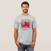 T-shirt taverne rouge de dragon (Devant entier)