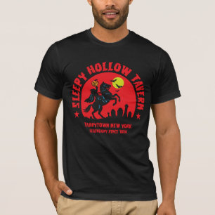 T-shirt Taverne Sleepy Hollow Légendaire Rouge