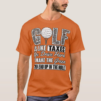T-shirt Taxes de golf