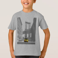 Taxi jaune New York City Nyc Brooklyn Bridge Boys