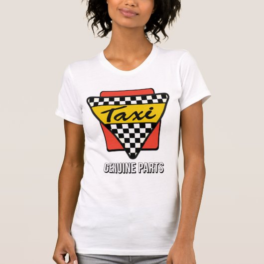 T-shirt Taxi • Pièces véritables (femmes polychromes sur (Devant)