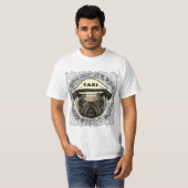 T-shirt Taxi Pug (Devant entier)