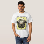 T-shirt Taxi Pug (Devant entier)