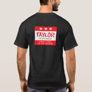 T-shirt Taylor est mon nom personnalisé surnom personnalis