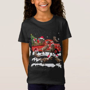 T-Shirt Taylor Famille Vilain Chandail de Noël Rouge Camio