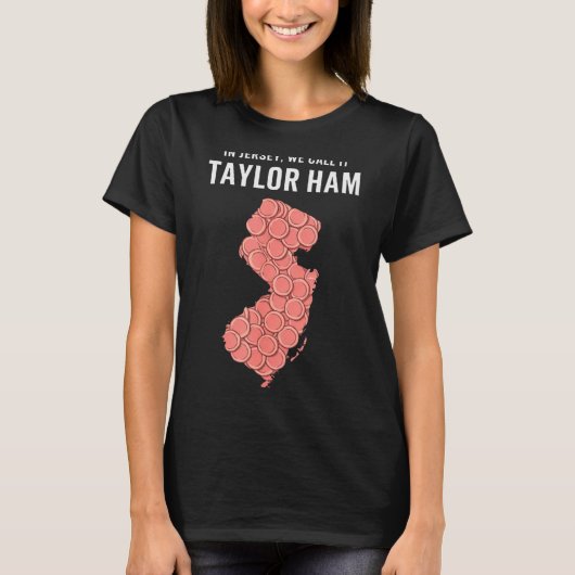 T-shirt Taylor Ham Shirt - Nj Breakfast Staple Rk Roll Des (Devant)