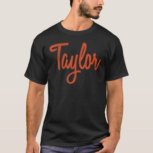 T-shirt Taylor Vintage Retro (Devant)