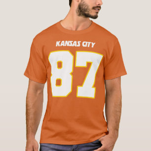 T-shirt Taylors Boyfriend Kelce Jersey FrontBack Imprimer