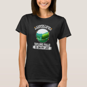 T-shirt Taylors Falls Est Sur Ma Liste Nature Arbres Extér