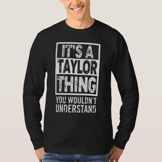 T-shirt Taylors Thing (Devant)