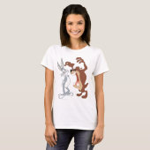 T-shirt TAZ™ et BUGS BUNNY™ ne sont même pas en flammes -  (Devant entier)