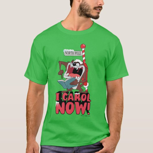 T-SHIRT TAZ™ "JE CAROL MAINTENANT !" (Devant)
