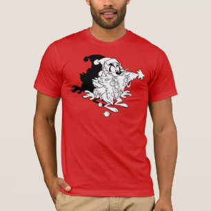 T-shirt TAZ™ manger un arbre de Noël