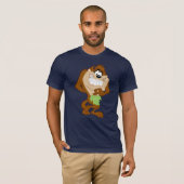 T-shirt TAZ™ tenant une feuille (Devant entier)