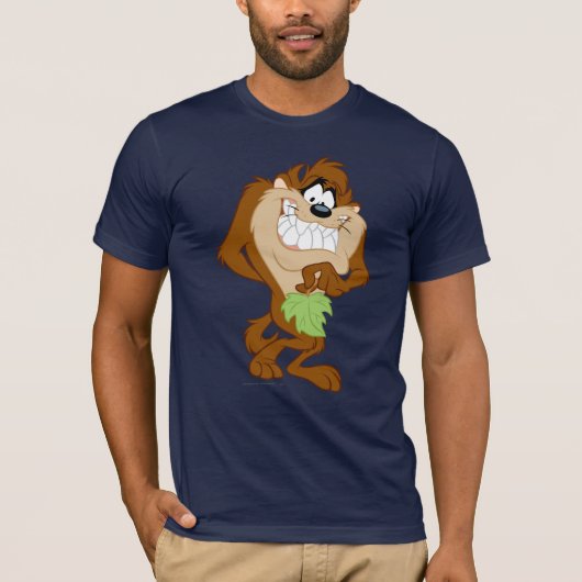 T-shirt TAZ™ tenant une feuille (Devant)