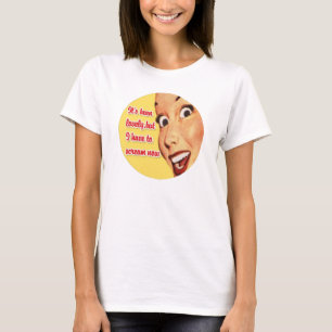 T-shirt TBA ~ Anti-Valentine's Day Chemise Retro Femme de