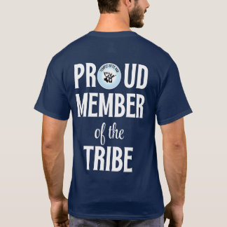 T-shirt TBA Fier membre de la tribu Police blanche