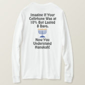 T-shirt TBA Hanukah Cellphone (Design dos)